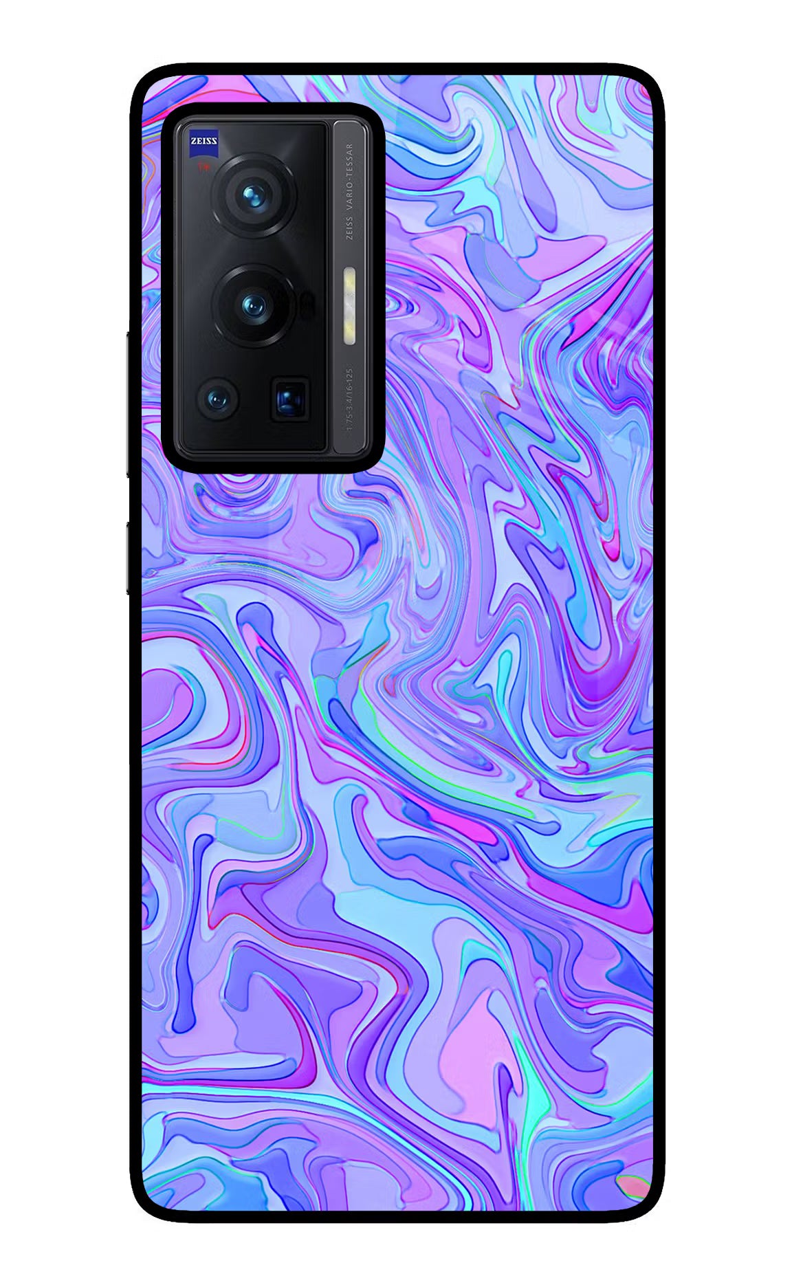 Glitter Vivo X70 Pro Glass Case Back Cover by Casekaro