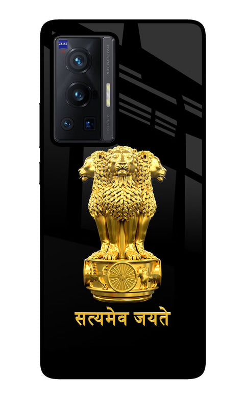 Satyamev Jayate Golden Vivo X70 Pro Glass Case