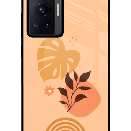Bohemian Art Vivo X70 Pro Glass Case Back Cover by Casekaro