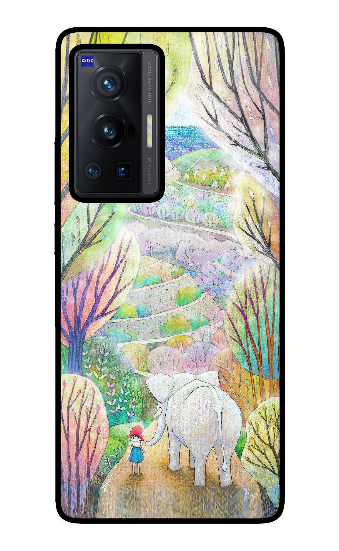 Nature Painting Vivo X70 Pro Glass Case