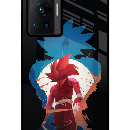 Goku Vivo X70 Pro Glass Case Back Cover by Casekaro