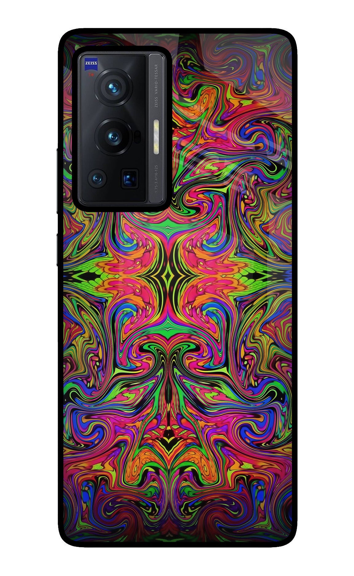 Psychedelic Art Vivo X70 Pro Glass Case