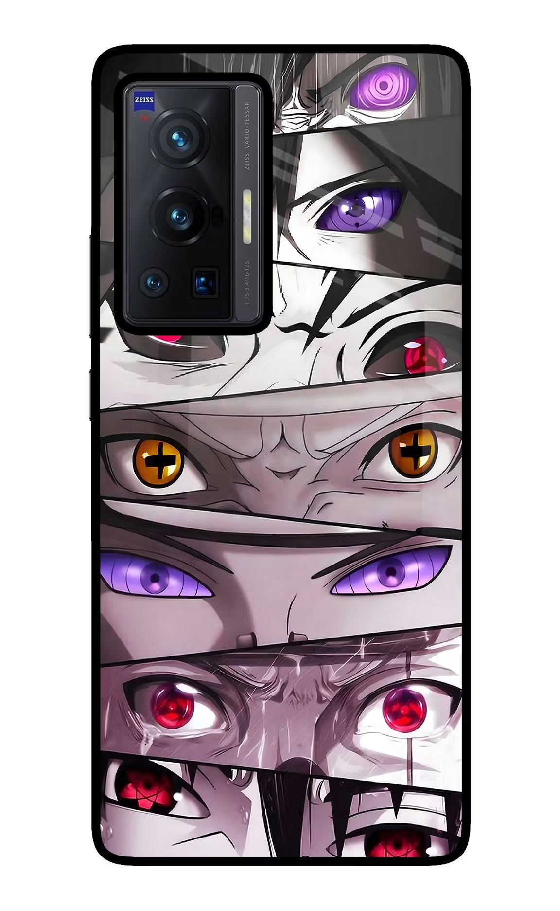 Naruto Anime Vivo X70 Pro Glass Case Back Cover by Casekaro