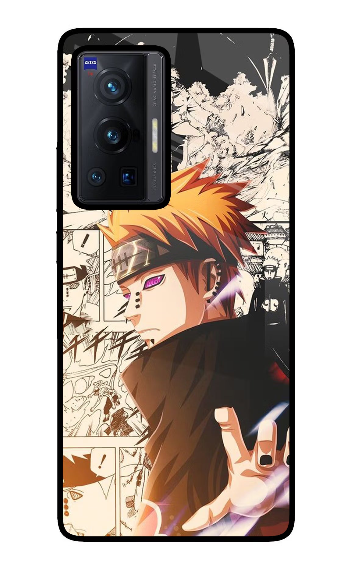 Pain Anime Vivo X70 Pro Glass Case
