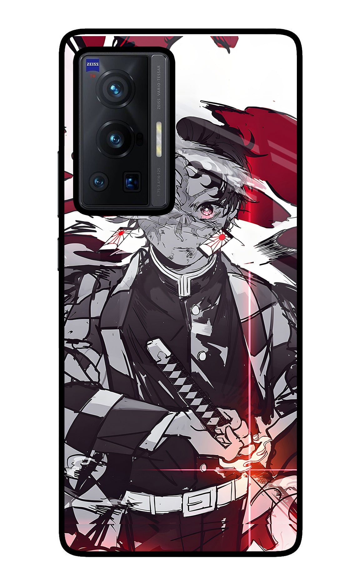 Demon Slayer Vivo X70 Pro Glass Case