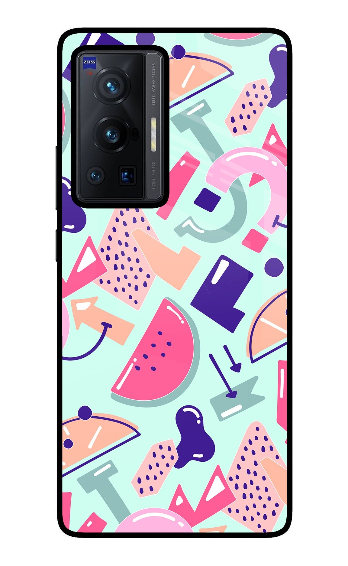 Doodle Pattern Vivo X70 Pro Back Cover