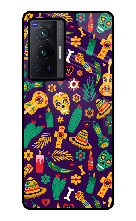 Mexican Artwork Vivo X70 Pro Glass Case