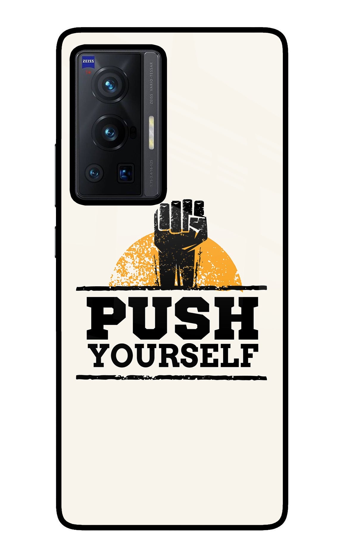 Push Yourself Vivo X70 Pro Glass Case