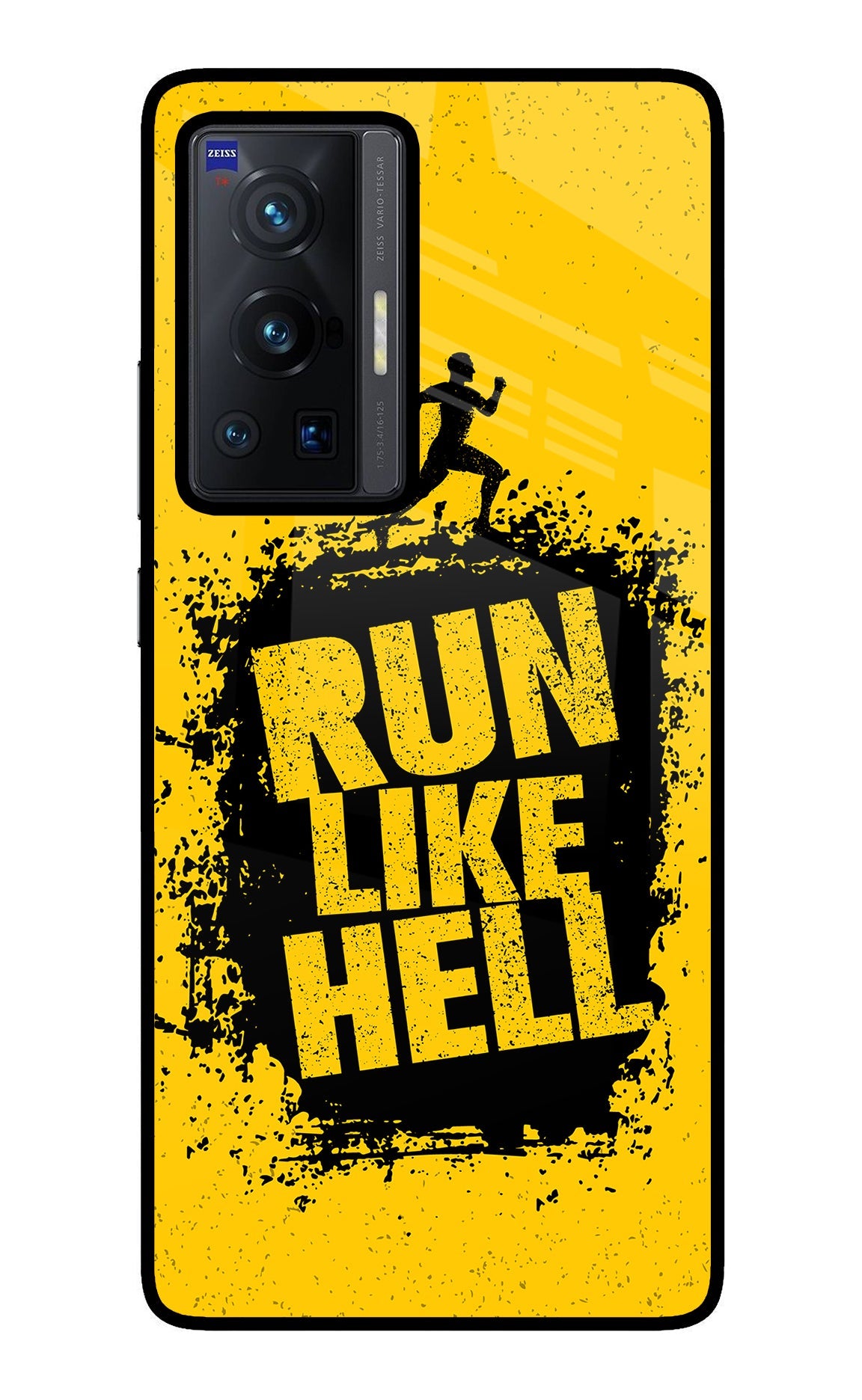 Run Like Hell Vivo X70 Pro Glass Case