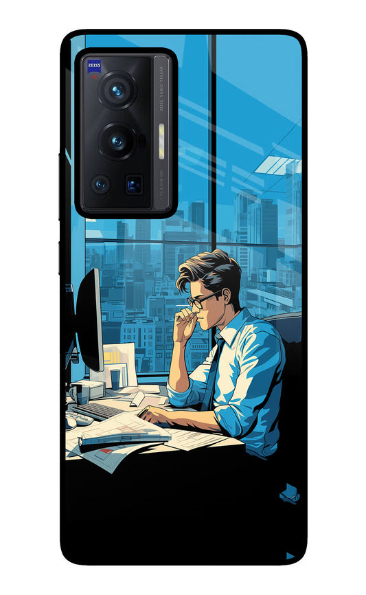 Focused Hustler (AI Generated) Vivo X70 Pro Glass Case