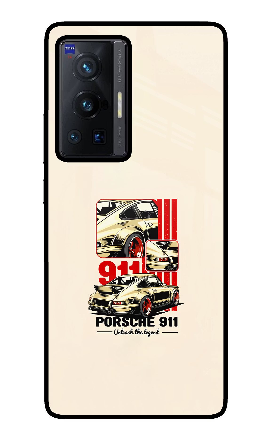 Classic Porsche 911 Vivo X70 Pro Glass Case