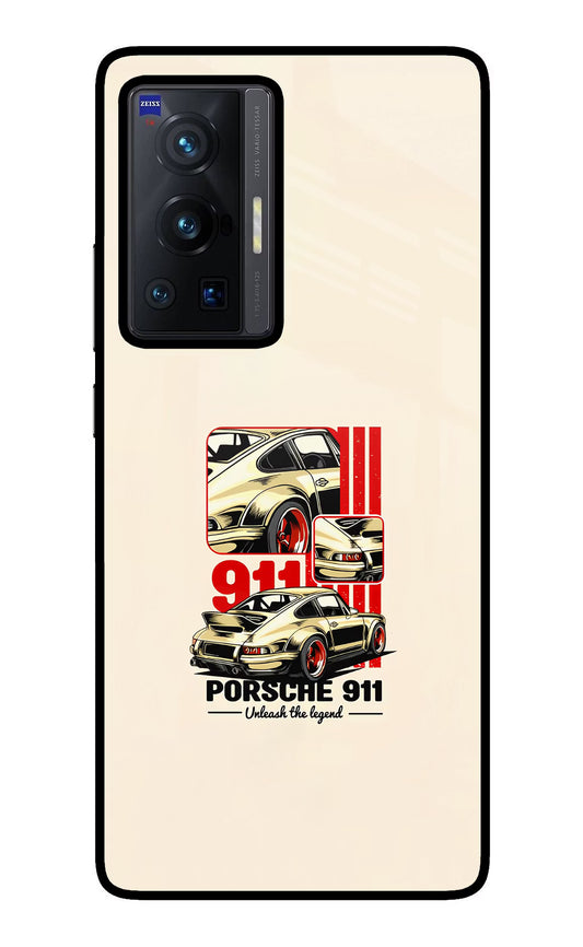 Classic Porsche 911 Vivo X70 Pro Glass Case