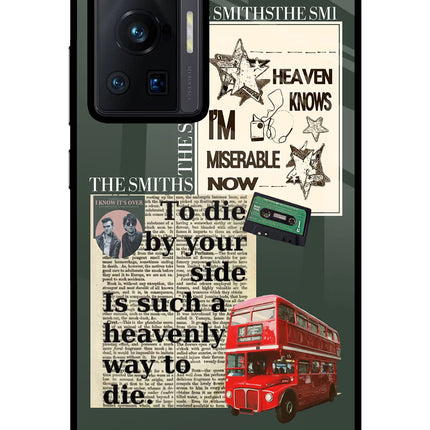 The Smiths Vivo X70 Pro Glass Case Back Cover by Casekaro