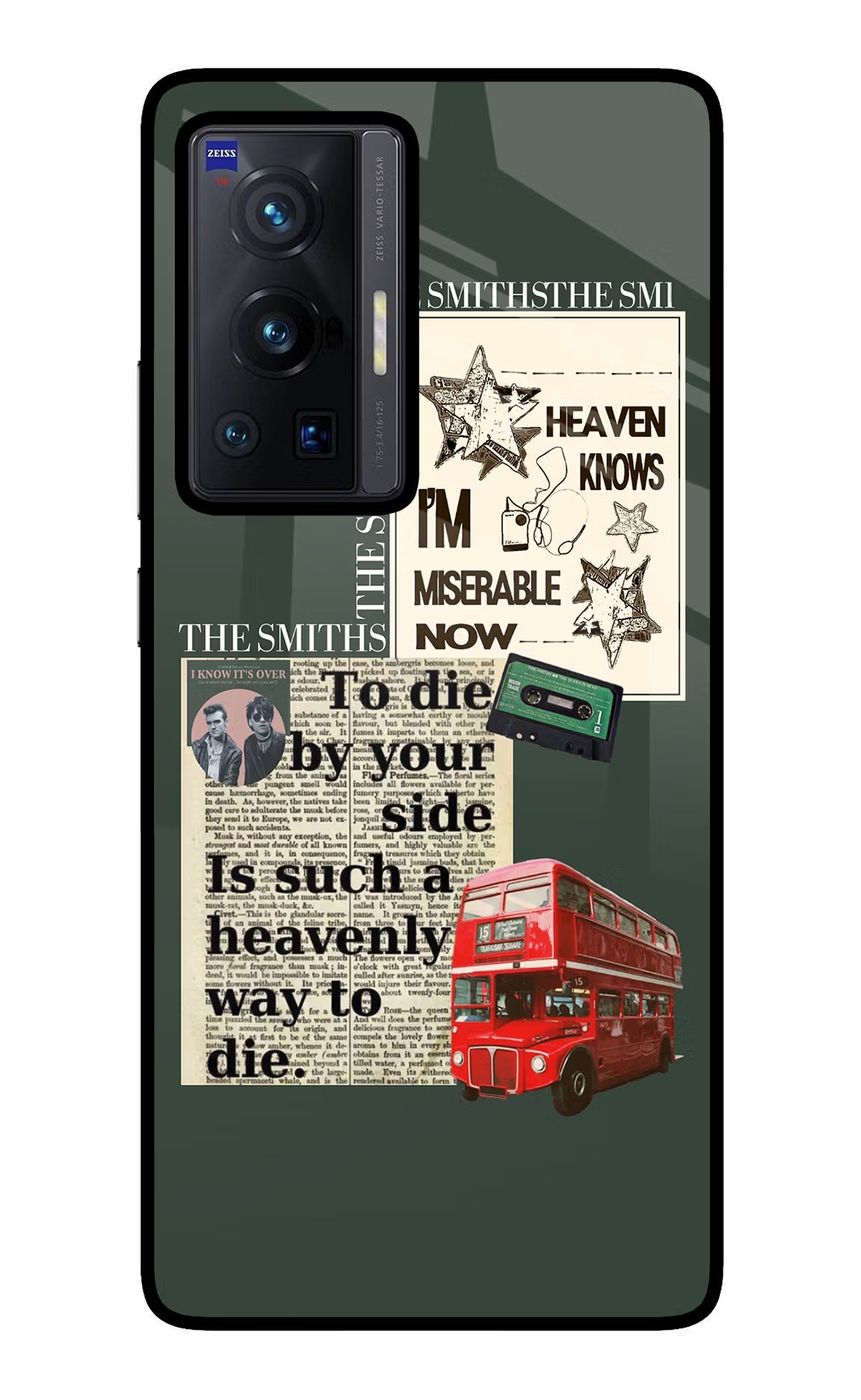 The Smiths Vivo X70 Pro Glass Case Back Cover by Casekaro