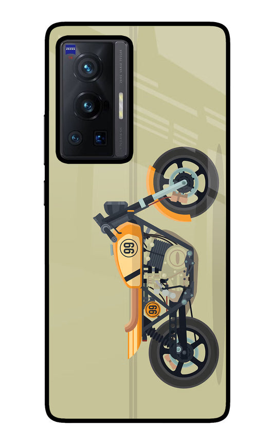 Vertical Speedster Vivo X70 Pro Glass Case