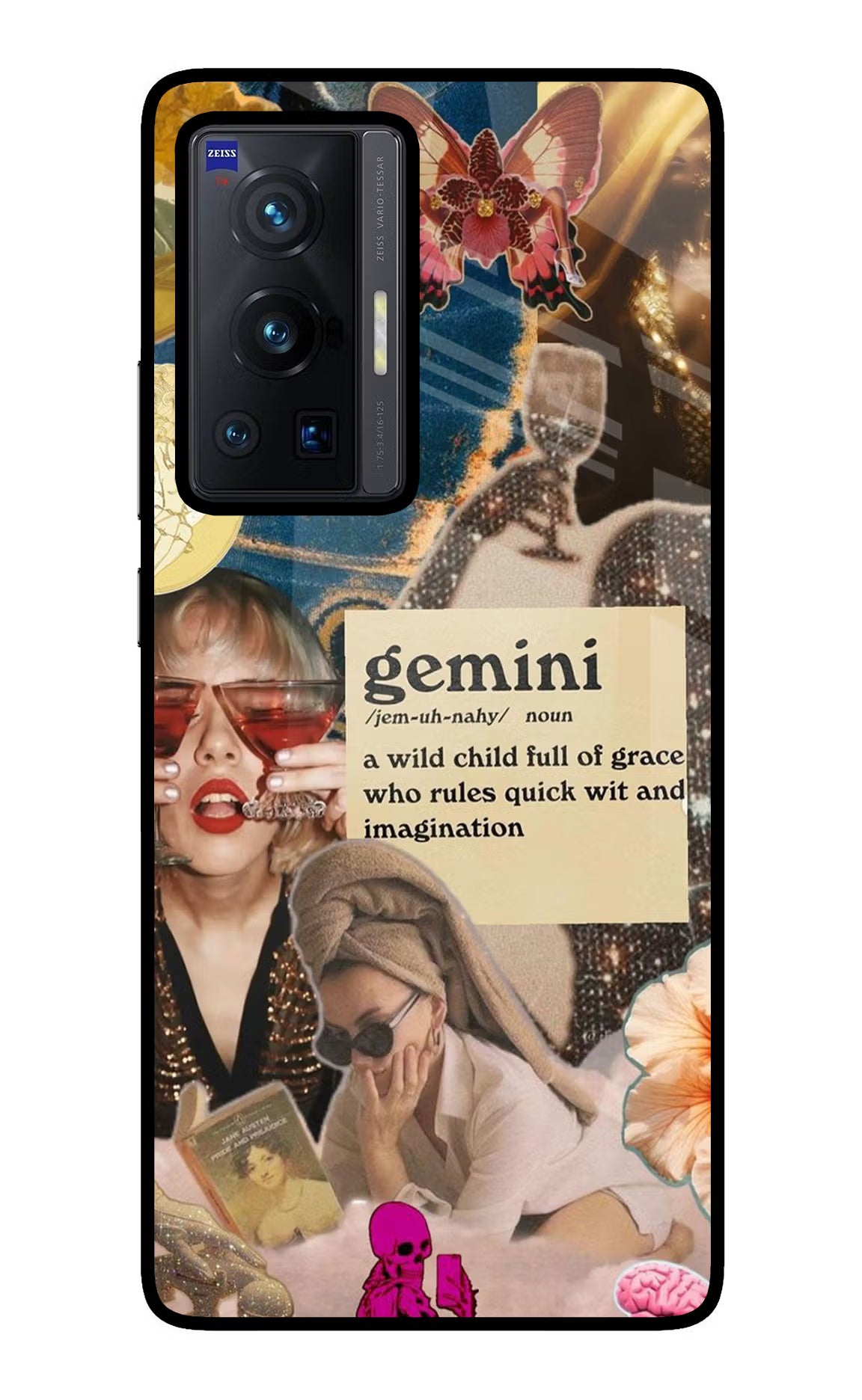Gemini Zodiac Vivo X70 Pro Glass Case