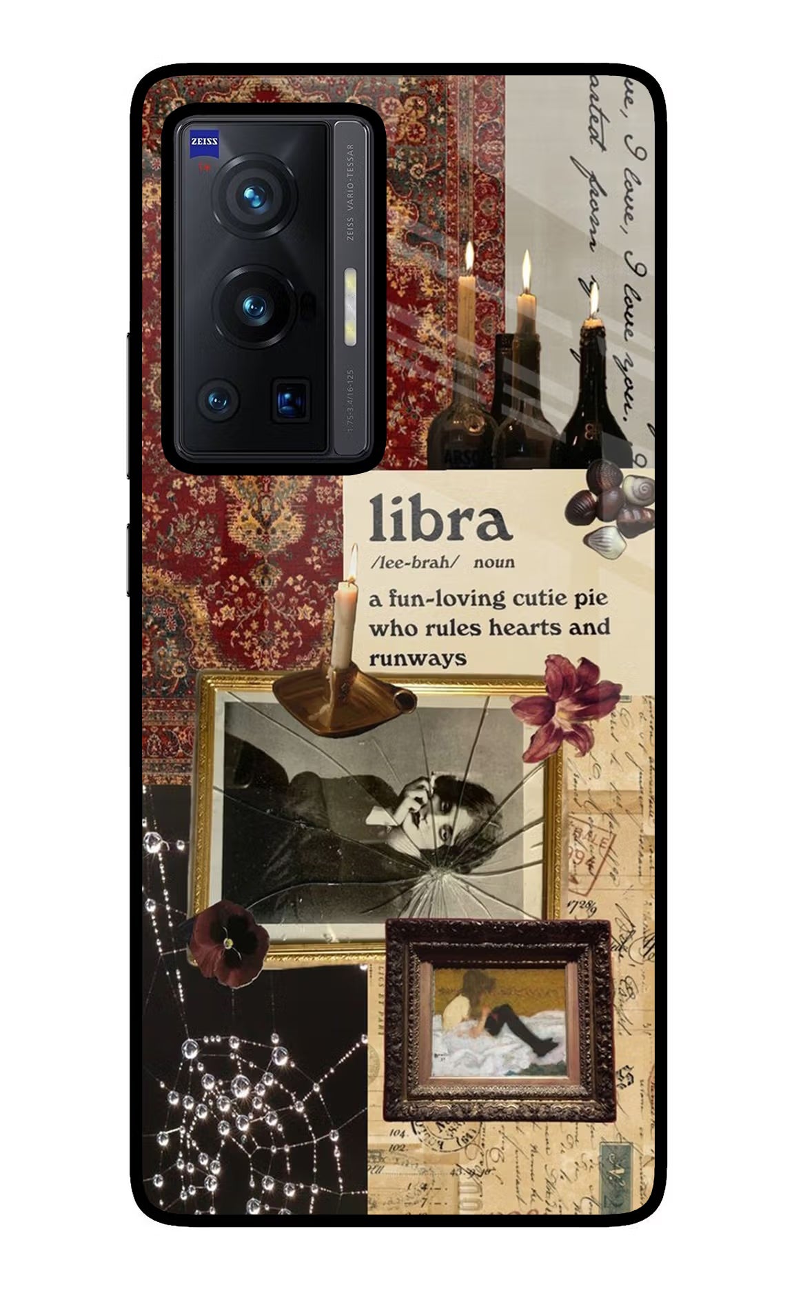 Libra Zodiac Vivo X70 Pro Glass Case