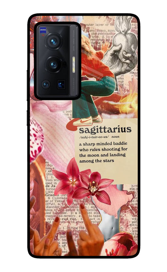 Sagittarius Zodiac Vivo X70 Pro Glass Case