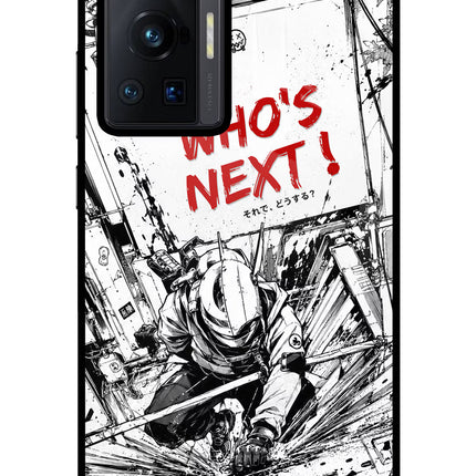 Who's Next Vivo X70 Pro Glass Case Back Cover by Casekaro