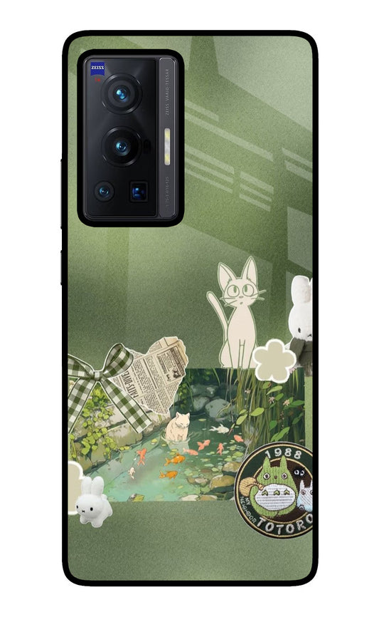 Aesthetic anime Vivo X70 Pro Glass Case