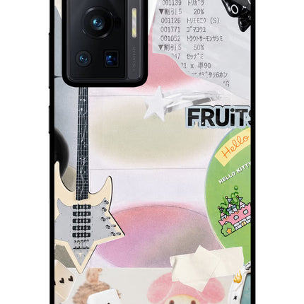 Softcore case Vivo X70 Pro Glass Case Back Cover by Casekaro
