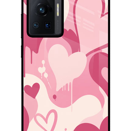 Hearty case Vivo X70 Pro Glass Case Back Cover by Casekaro