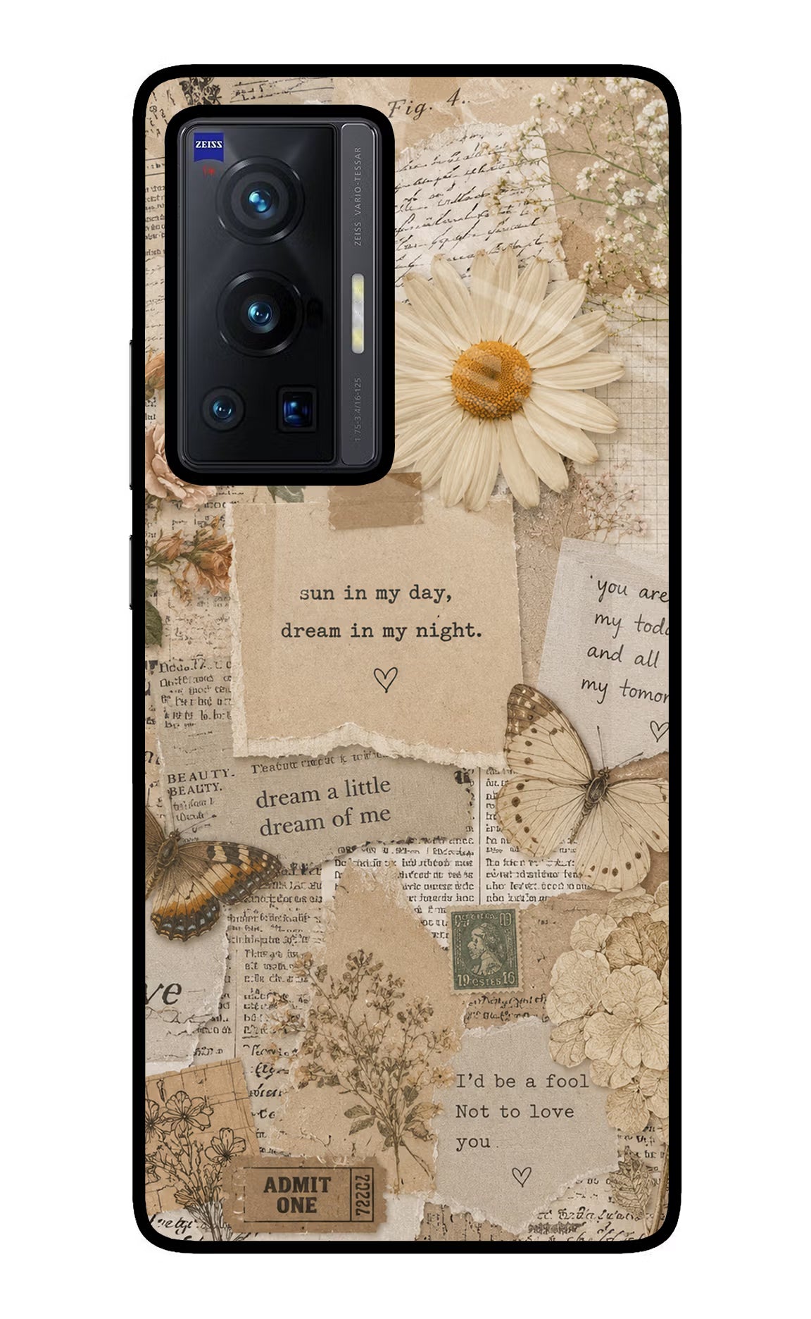 Vintage case Vivo X70 Pro Glass Case