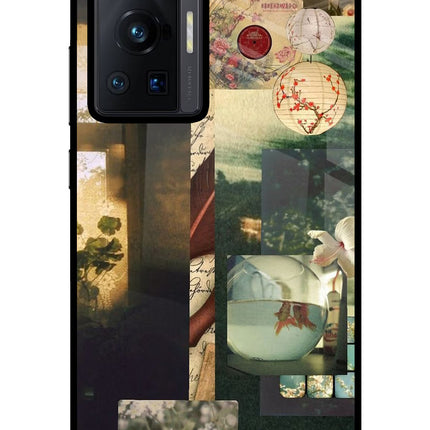 Summer Vivo X70 Pro Glass Case Back Cover by Casekaro