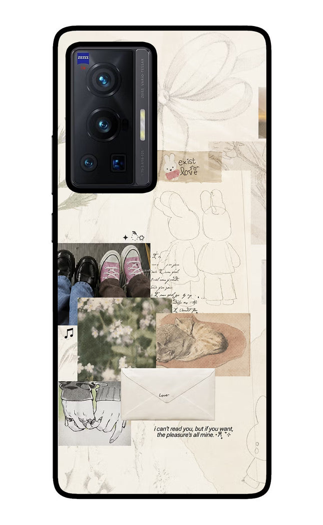 Soft Aesthetic Vivo X70 Pro Glass Case