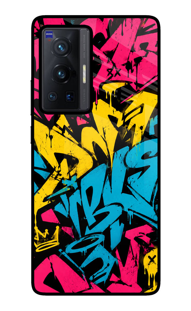 Graffiti Vibe Vivo X70 Pro Glass Case