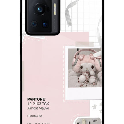 Pantone Asthetic Vivo X70 Pro Glass Case