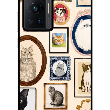 Mirror Cats Vivo X70 Pro Glass Case