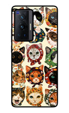 Cool Cat Vivo X70 Pro Glass Case