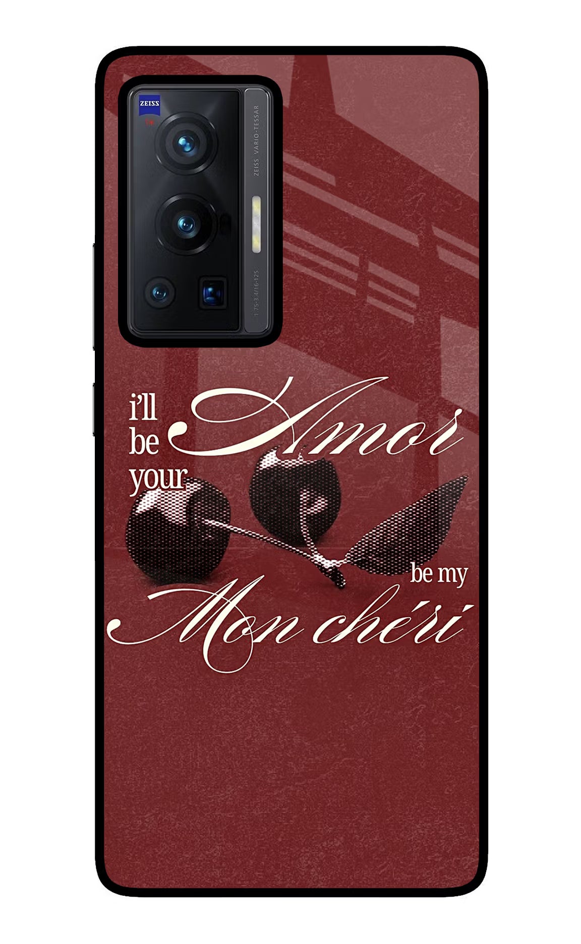 Velvet Cherry Vivo X70 Pro Glass Case