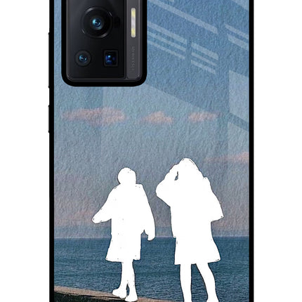 Coastal Dream Vivo X70 Pro Glass Case
