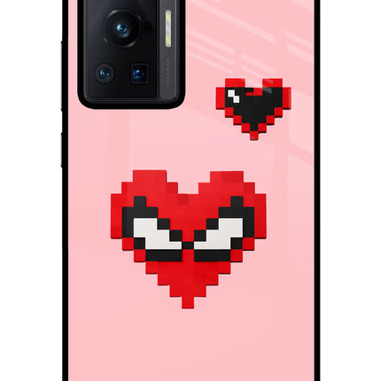 Gwen Heart Vivo X70 Pro Glass Case