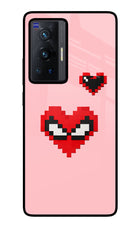 Gwen Heart Vivo X70 Pro Glass Case