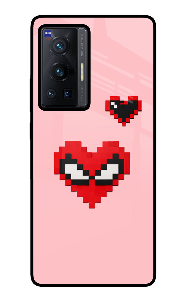 Gwen Heart Vivo X70 Pro Glass Case