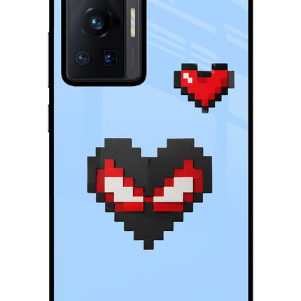 Peter Heart Vivo X70 Pro Glass Case