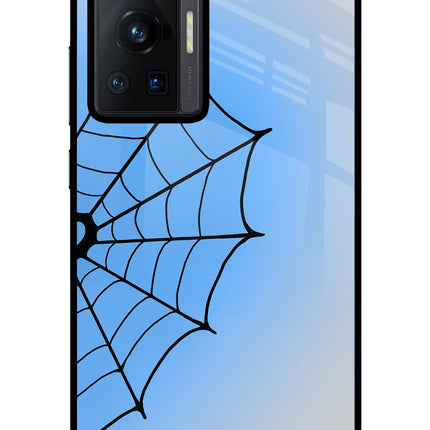 Blue Web Vivo X70 Pro Glass Case