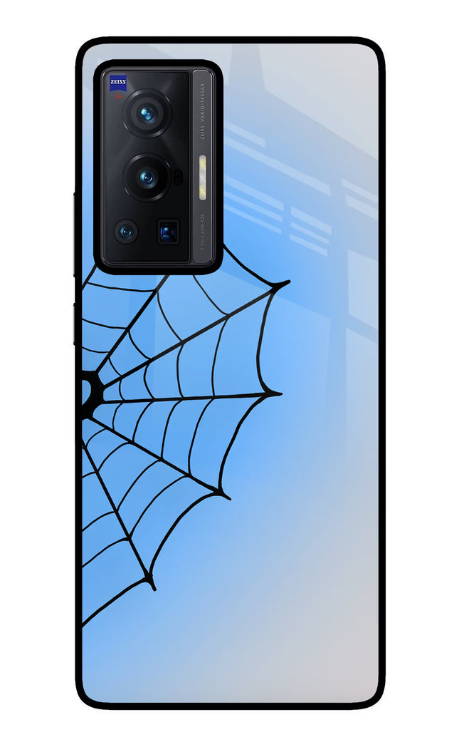 Blue Web Vivo X70 Pro Glass Case