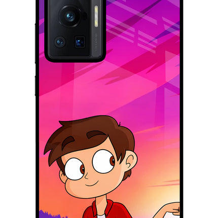 Marco Sunset Vivo X70 Pro Glass Case