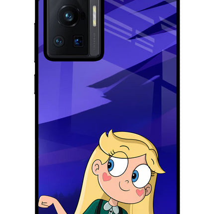 Star Glow Vivo X70 Pro Glass Case