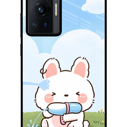 Bunny Treat Vivo X70 Pro Glass Case