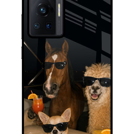 Party Squad Vivo X70 Pro Glass Case