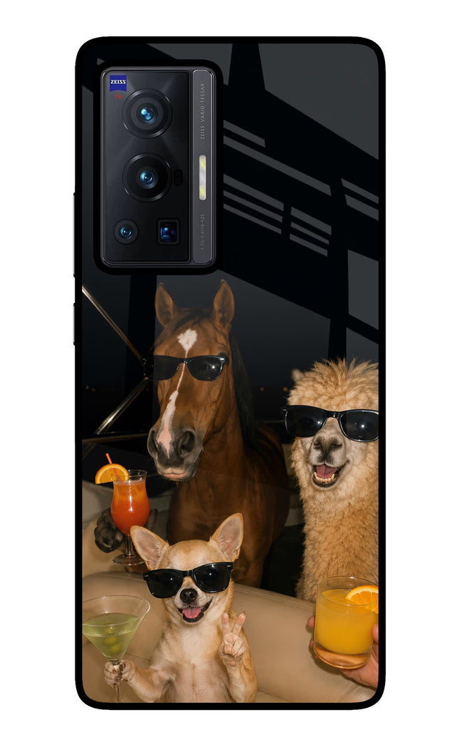 Party Squad Vivo X70 Pro Glass Case