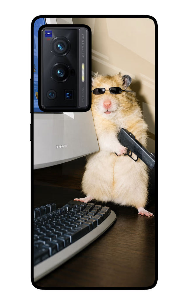Hacker Hamster Vivo X70 Pro Glass Case