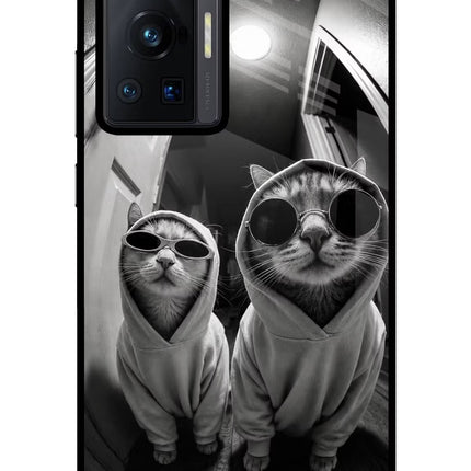 Hood Cats Vivo X70 Pro Glass Case