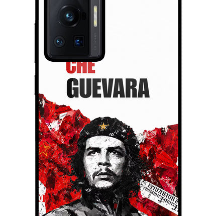 Che Guevara Revolution Vivo X70 Pro Glass Case Back Cover by Casekaro