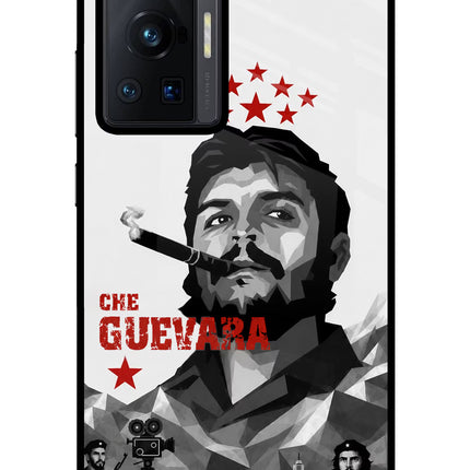 Che Guevara Iconic Vivo X70 Pro Glass Case Back Cover by Casekaro